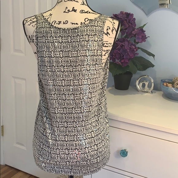 J. Crew Sunlit Sequin Tank Top Size Medium - Picture 4 of 6